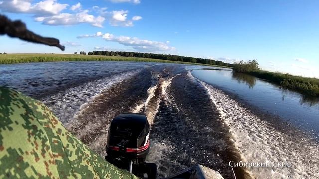 Обь1 ЗИЧ Покатушки по реке Каргат смотреть онлайн