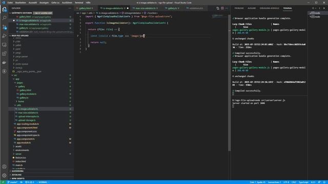 Angular File Upload with @ngx-file-upload/core|ui) library | validation смотреть онлайн