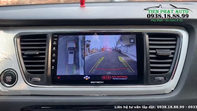 Camera 360 DCT Cho Xe Kia Sedona 2020 Chạm Màn Hình Hiển Thị Góc Quay - Tiến Phát Auto