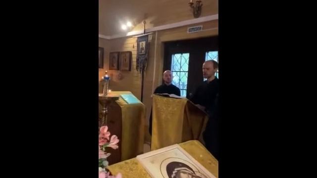 Афонское пение за Литургией в день памяти иконы Божией Матери "Корсунская", 22.10.2020 смотреть онлайн