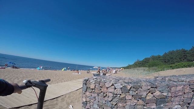 #19 Дёха-самокатчик V2 - Новая природная тропа вдоль моря Саулкрасты Латвия смотреть онлайн
