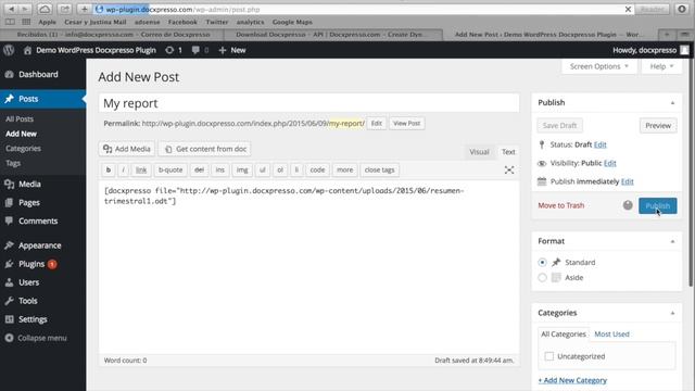 Docxpresso demo for wordpress - copy and paste from word to wordpress смотреть онлайн