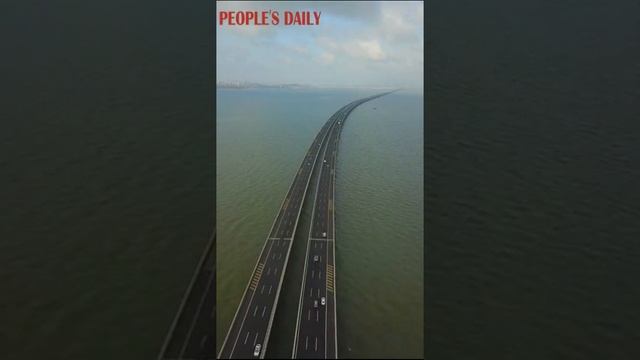 Jiaozhou Bay Bridge, In Qingdao, East China’s Shandong Province