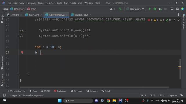 Java prefix-postfix mavzusi #java #dasturlash #darslar смотреть онлайн