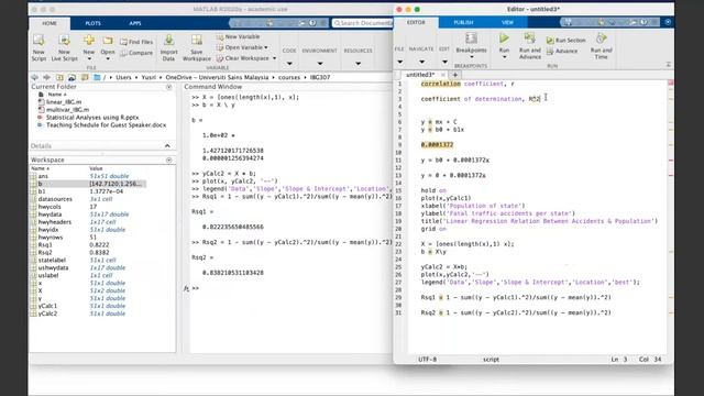 Linear and Multivariable Regression in MATLAB смотреть онлайн