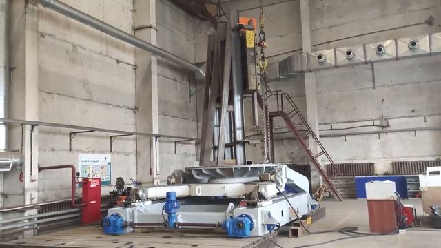 Динамические испытания кантователя