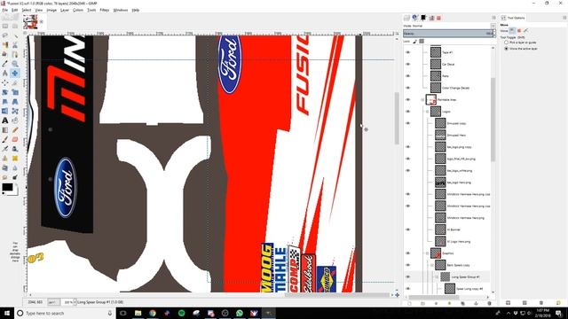 Painting an iRacing Template using GIMP смотреть онлайн