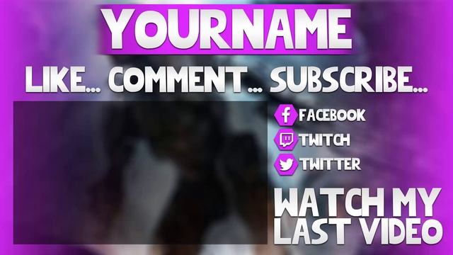 Cool Video Outro Template 20 - Free Photoshop Download смотреть онлайн