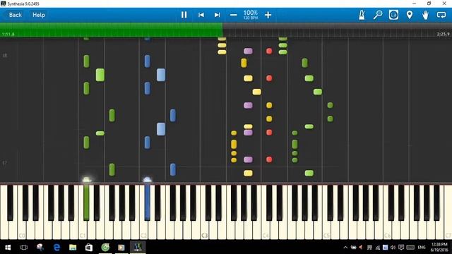 levan polka - Synthesia Piano смотреть онлайн