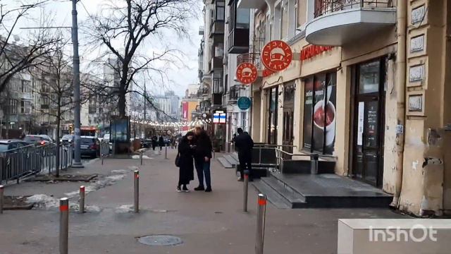 Киев 2024 г. Пешеходная прогулка по улицам города. смотреть онлайн