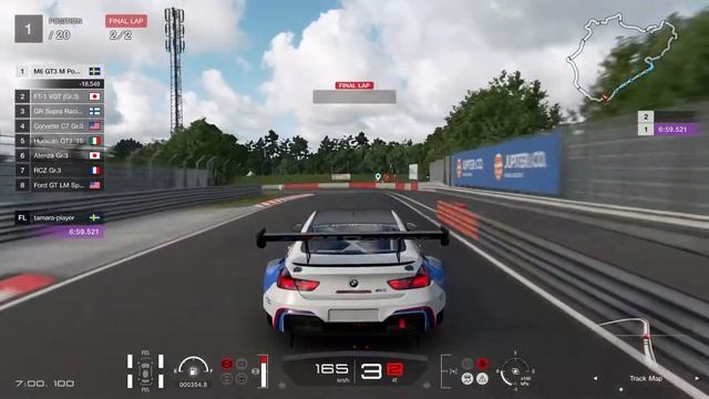 BMW M6 GT3 MPower - Nurburgring Nordschleife Race