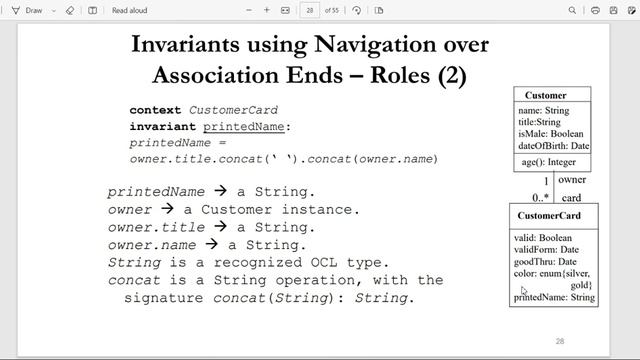 Object Constraint Language (OCL) смотреть онлайн