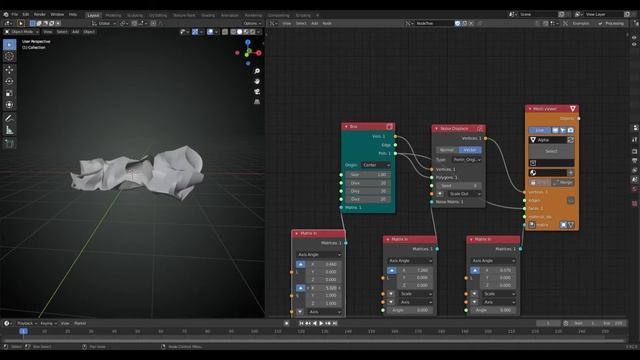 Sverchok Blender 2.92 | Noise displace Node смотреть онлайн