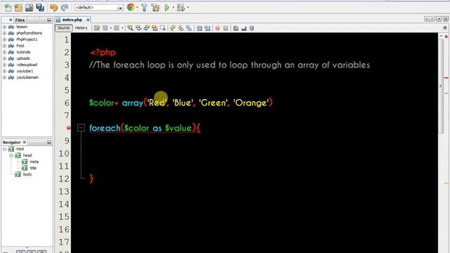 Php Foreach Loop смотреть онлайн