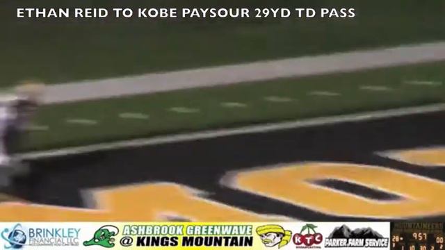 Kings Mountain 56-0 win vs Ashbrook - scoring highlights смотреть онлайн