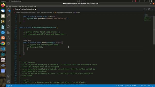 Final vs Finally vs Finalize Java Tricky interview question | Java | DinaTechy смотреть онлайн