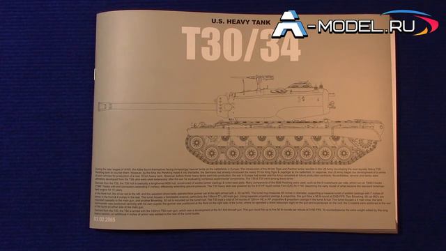 T30/34 обзор модели 1/35 TAKOM