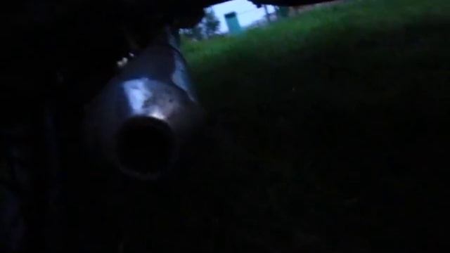 Звук глушителя КБМТС из нерживейки!