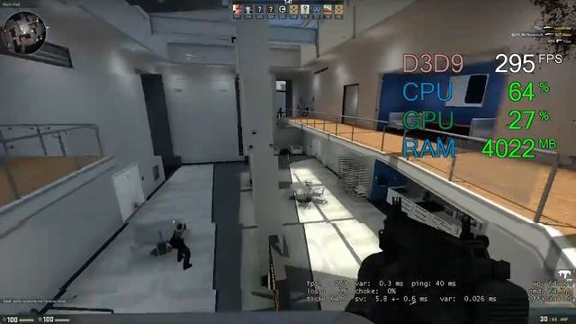 GeForce GTX 1060 6GB -- Intel Core i5-8400 -- CSGO FPS Test Agency 720p смотреть онлайн