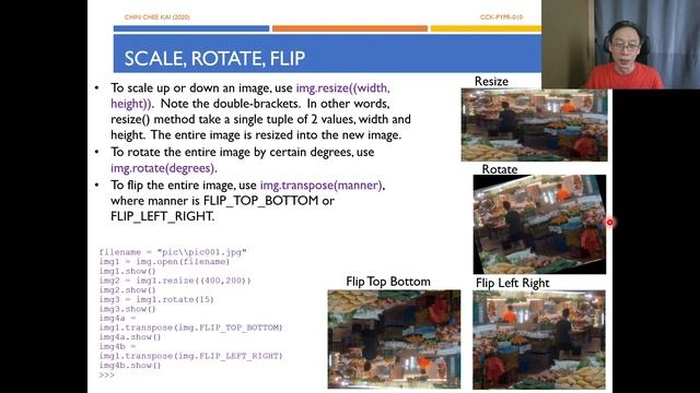 Python Programming - Images T02 - Scale, Rotate, Flip, Crop, Resize смотреть онлайн