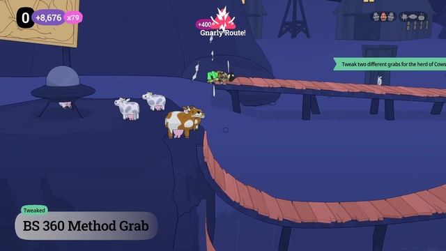 Just For Fun - Olliolli World: VOID Riders DLC - near 2mil points blind run @ Moo-Shine Ranch смотреть онлайн