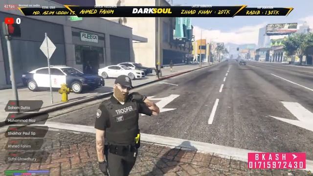 Officer Ra One On Duty | BFL Roleplay Bangladesh | GTA V RP with Dark Soul ? смотреть онлайн