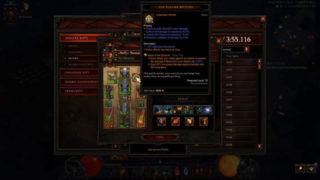 T16 Fast Keys Grinding With Bul-Kathos's Solemn Vow (s20)