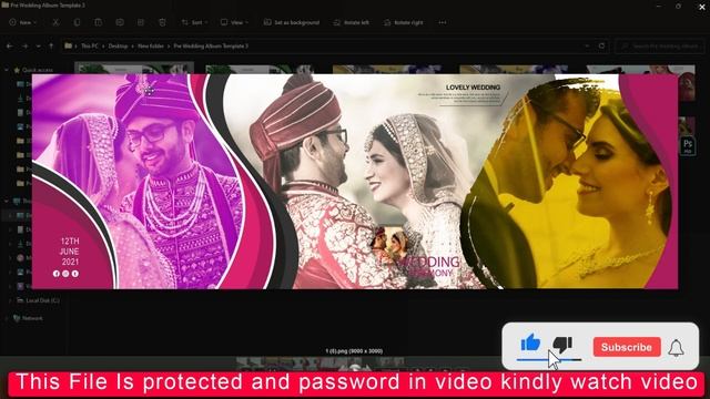 Pre Wedding Album In PSD Files |English| |Photoshop Tutorial| смотреть онлайн