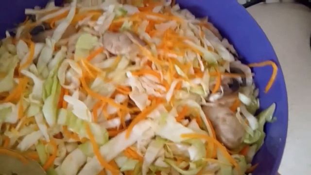 КВАШЕНА КАПУСТА З ШАМПІНЬЙОНАМИ смотреть онлайн