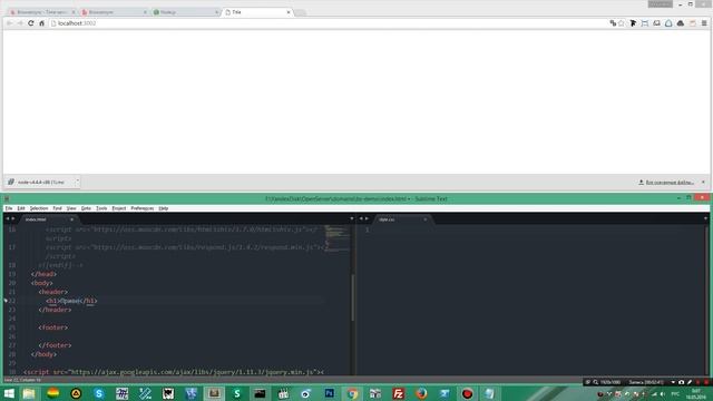 Установка и запуск BrowserSync смотреть онлайн
