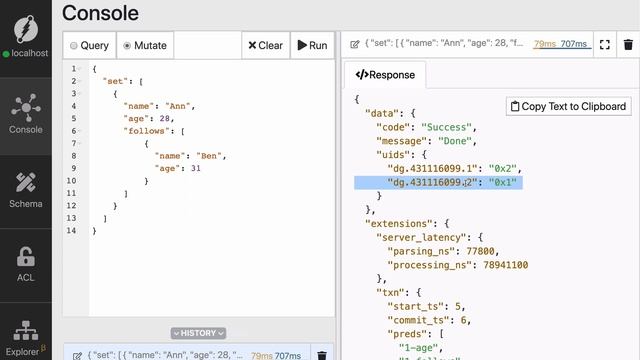 Getting started with Dgraph #1: running, mutations, and queries смотреть онлайн