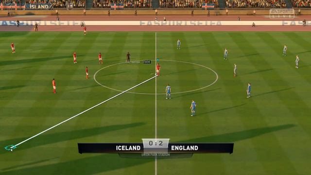 FIFA 19 отбор евро за England первий груповой матч Англия против Исландий смотреть онлайн
