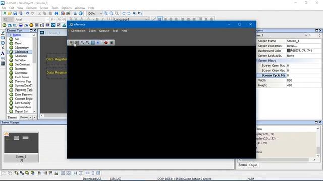 Datalogging from Delta HMI to Excel using DOP eServer and DopSoft смотреть онлайн