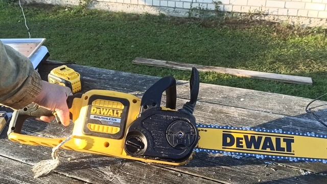 DeWalt DCM575 Цепная аккумуляторная пила, реальный отзыв владельца!!!