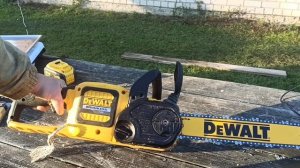 DeWalt DCM575 Цепная аккумуляторная пила, реальный отзыв владельца!!!