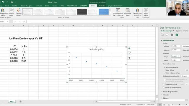 Material audiovisual como usar excel para graficar Ln Pv Vs 1/T смотреть онлайн