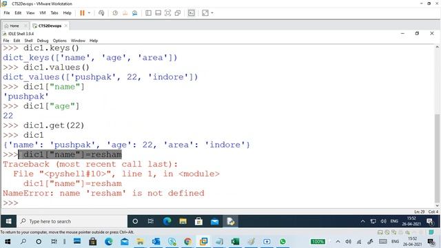 Python3 Part6 Dictionary смотреть онлайн