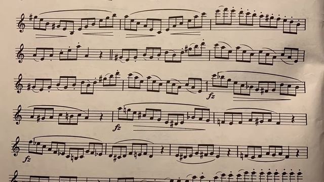 Rubank Selected Studies-Saxophone, A minor pg 4-5 смотреть онлайн