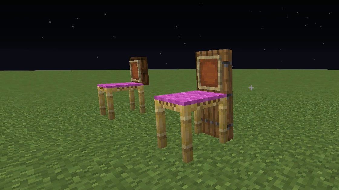 Как сделать декор стульев в Майнкрафт | Minecraft постройки смотреть онлайн