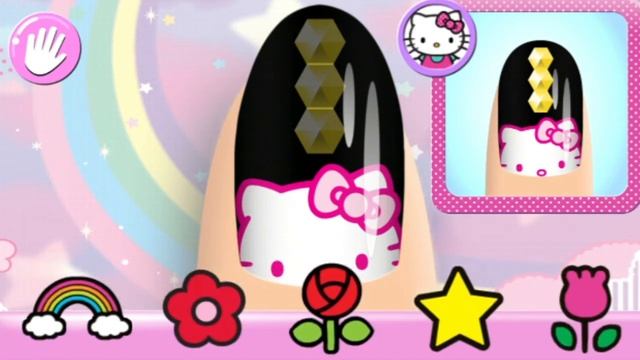 3D Nail Games Hello Kitty Nail Salon? || BD 5-Minute Crafts смотреть онлайн