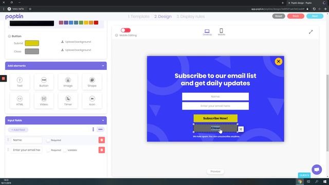 How to create your first website pop up - Poptin смотреть онлайн
