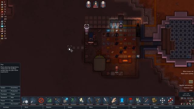 Rimworld MarsX v3.0.2 - Ep 2 - Material issues - Let's Play Rimworld Mars смотреть онлайн
