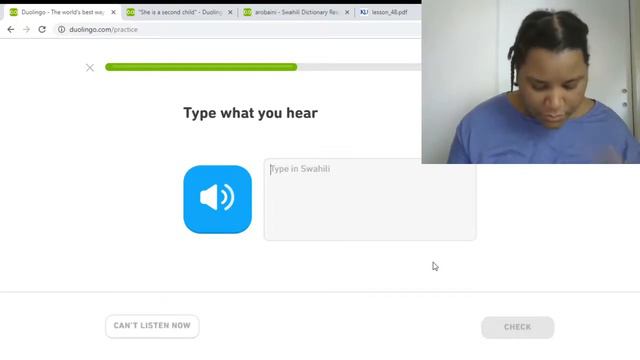DUOLINGO WITH ME! (#26) | Swahili ("Numbers") | [Desktop] | Language Learning смотреть онлайн