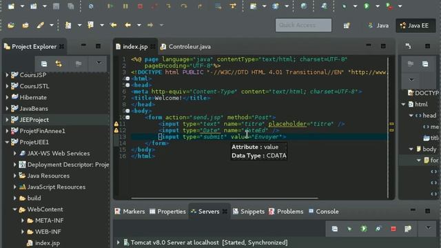2 - Cours Java EE : JSP et Servlet смотреть онлайн