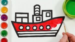 Рисуем фломастерами. Простой милый рисунок. Рисование для детей