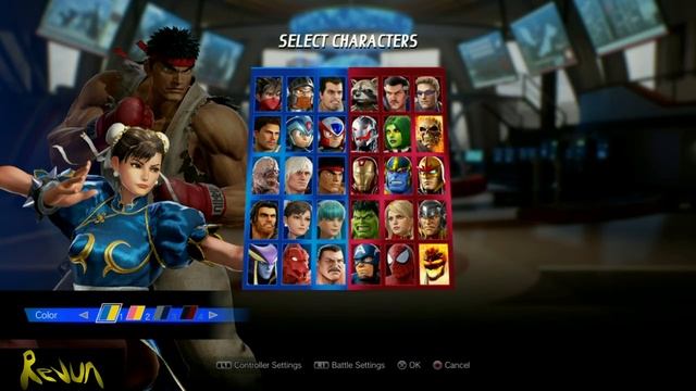 Character Interactions On Select Screen | Marvel Vs Capcom Infinite