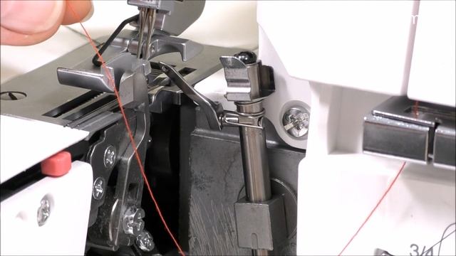 Siūlo įvėrimas Janome 644D. Threading the overlocker Janome 644D. Заправка ниток оверлок Janome 714 смотреть онлайн