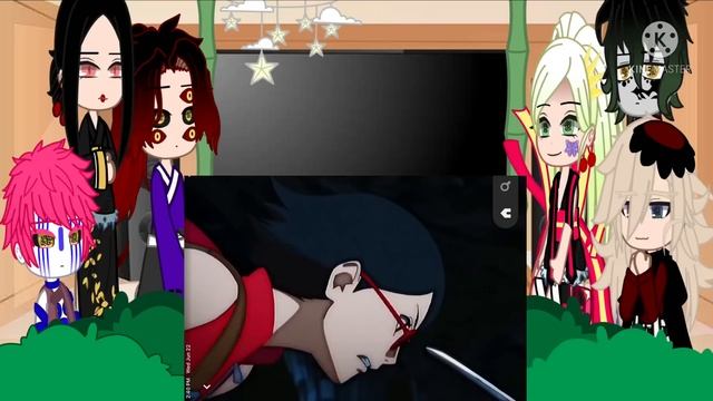 Upper Moons react to Fem! Y/n || Kny/ Ds || 1/3 || смотреть онлайн