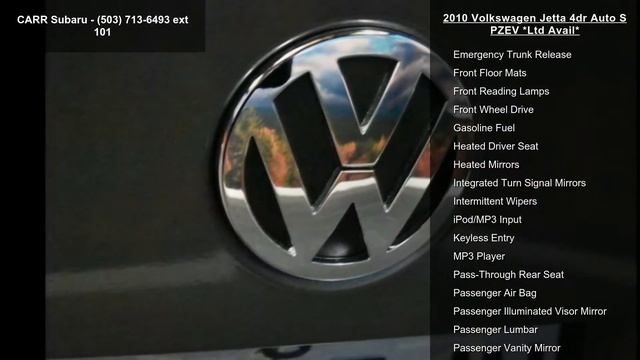 2010 Volkswagen Jetta 4dr Auto S PZEV *Ltd Avail*