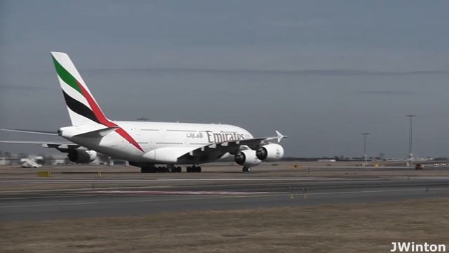 Two SuperJumbo A380's landing at Prague Ruzyne Airport | April 2018 смотреть онлайн